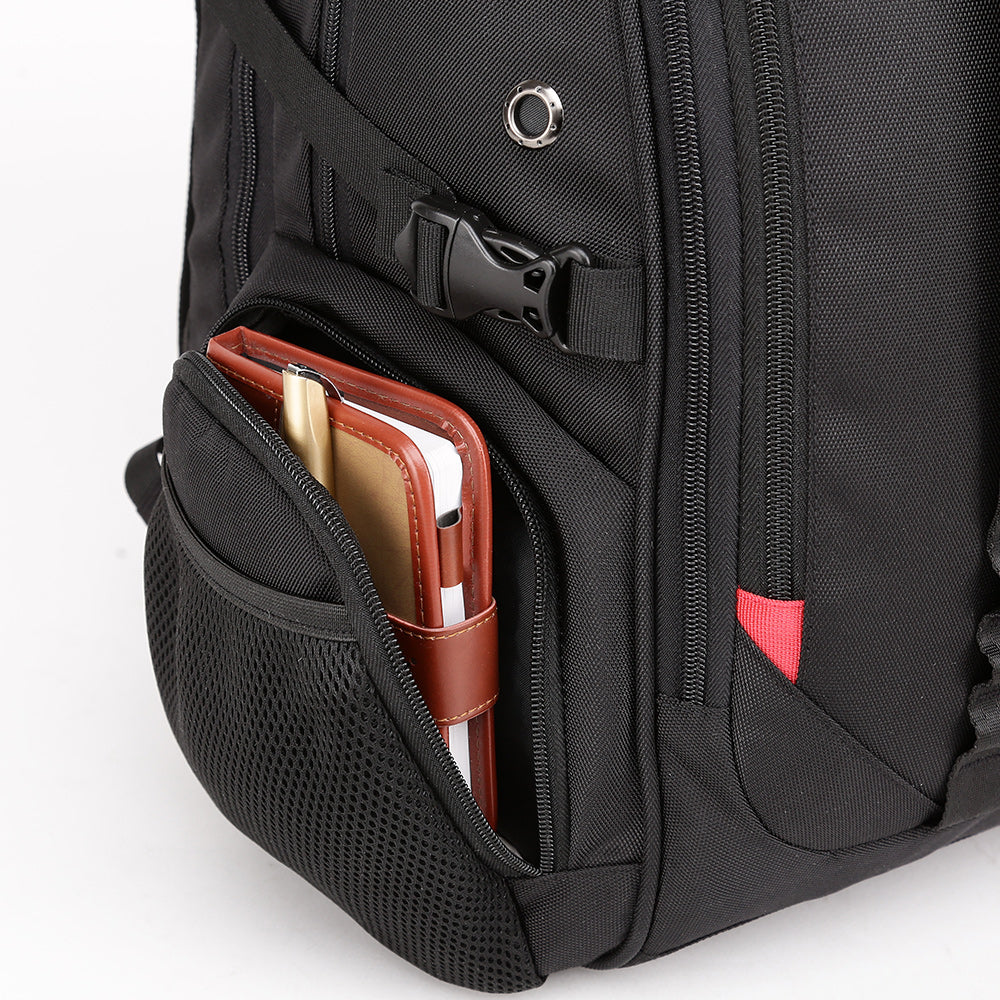 Çenteya Piştê ya Laptopê ya Oxfordê ya BANGE 40L ya Avnegir û Bi Porta Şarjkirina USB-yê