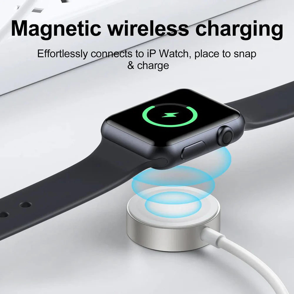Şarjêra Magnetîk a JOYROOM S-IW004 ji Tîpa C bo iWatch - Bilez û Kompakt, Kabloya 1.2m