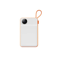 WiWU Wi-P007 CORE 22.5W 10,000mAh Power Bank with Built in Cable - باور بانك ويوو كور بسعة 10000ميلي أمبير شحن سريع 22.5 واط مع كابلات مدمجة