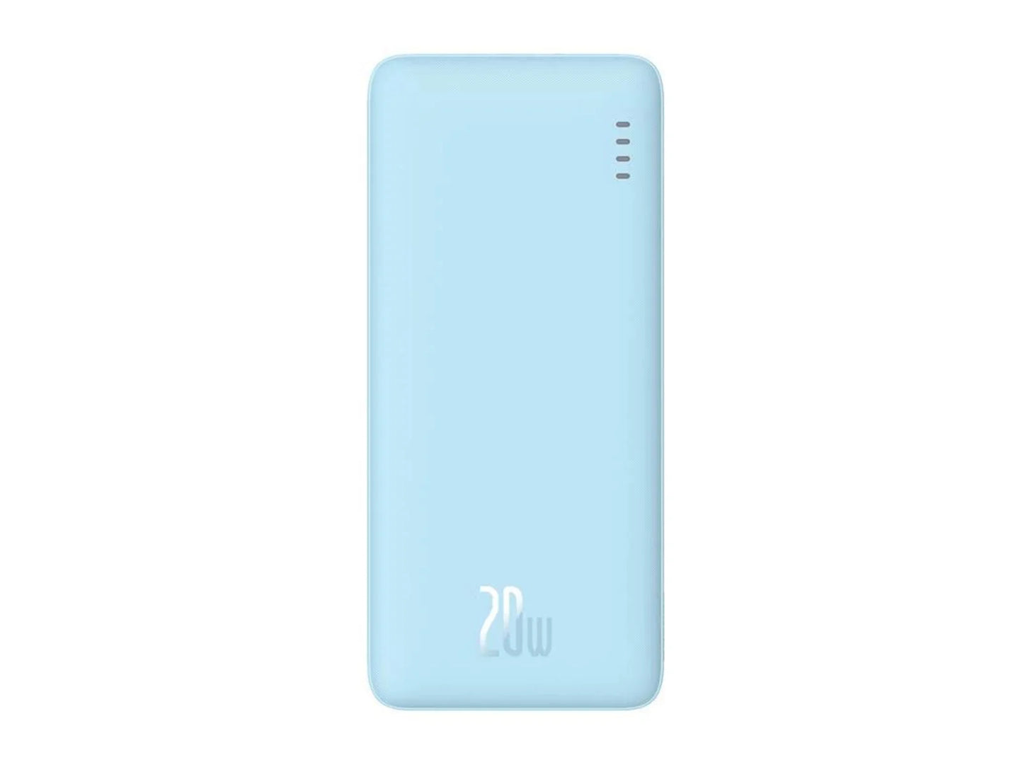 Baseus Airpow Power Bank 20000mAh 20W Purple with Cable - بطارية بيسوس إيربو المحمولة 20000 مللي أمبير 20 واط بنفسجي مع كابل