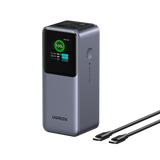 باور بانك يو جرين نيكسود بسعة 20,000 مللي امبير وبقدرة شحن 130 واط مع شاشة ذكية | UGREEN Nexode Power Bank 20000mAh 130W with Smart Digital Display