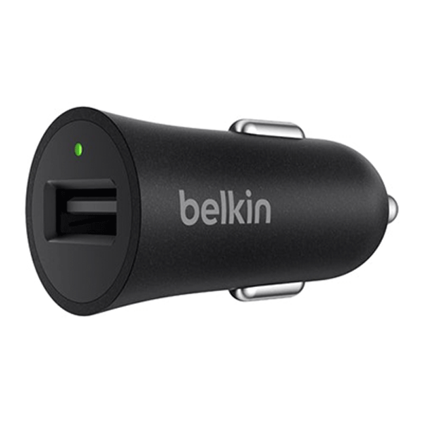 شاحن سيارة بيلكن Quick charge 3.0 مع كيبل يو اس بي اي إلى تايب سي | Belkin Quick Charge 3.0 Car Charger with USB-A to USB-C Cable (USB Type-C)