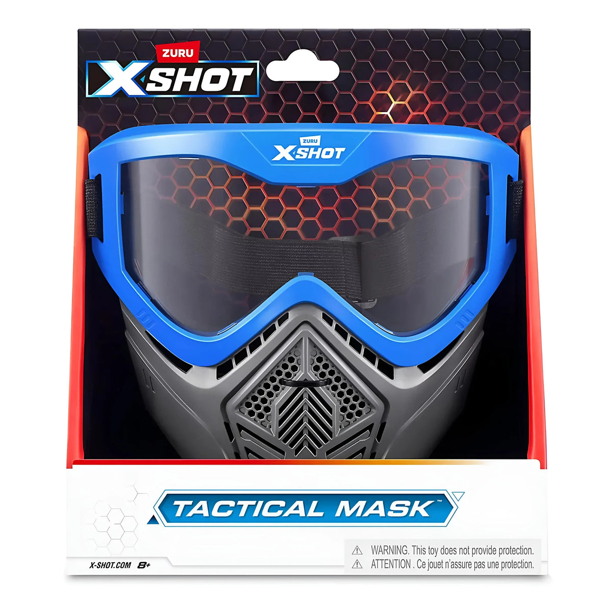 زورو إكس شوت قناع الحماية التكتيكي الأزرق | ZURU X-Shot Blue Tactical Mask 36776