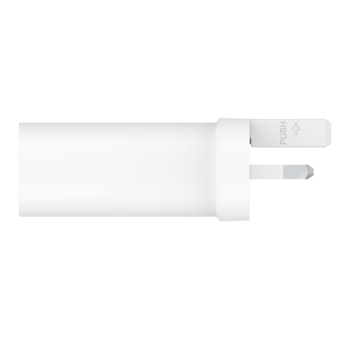 شاحن جداري بيلكن BoostCharge بمنفذ تايب سي وبقدرة شحن 25 واط | Belkin BoostCharge 25W wall charger with PPS USB charger plug with USB-C Power Delivery