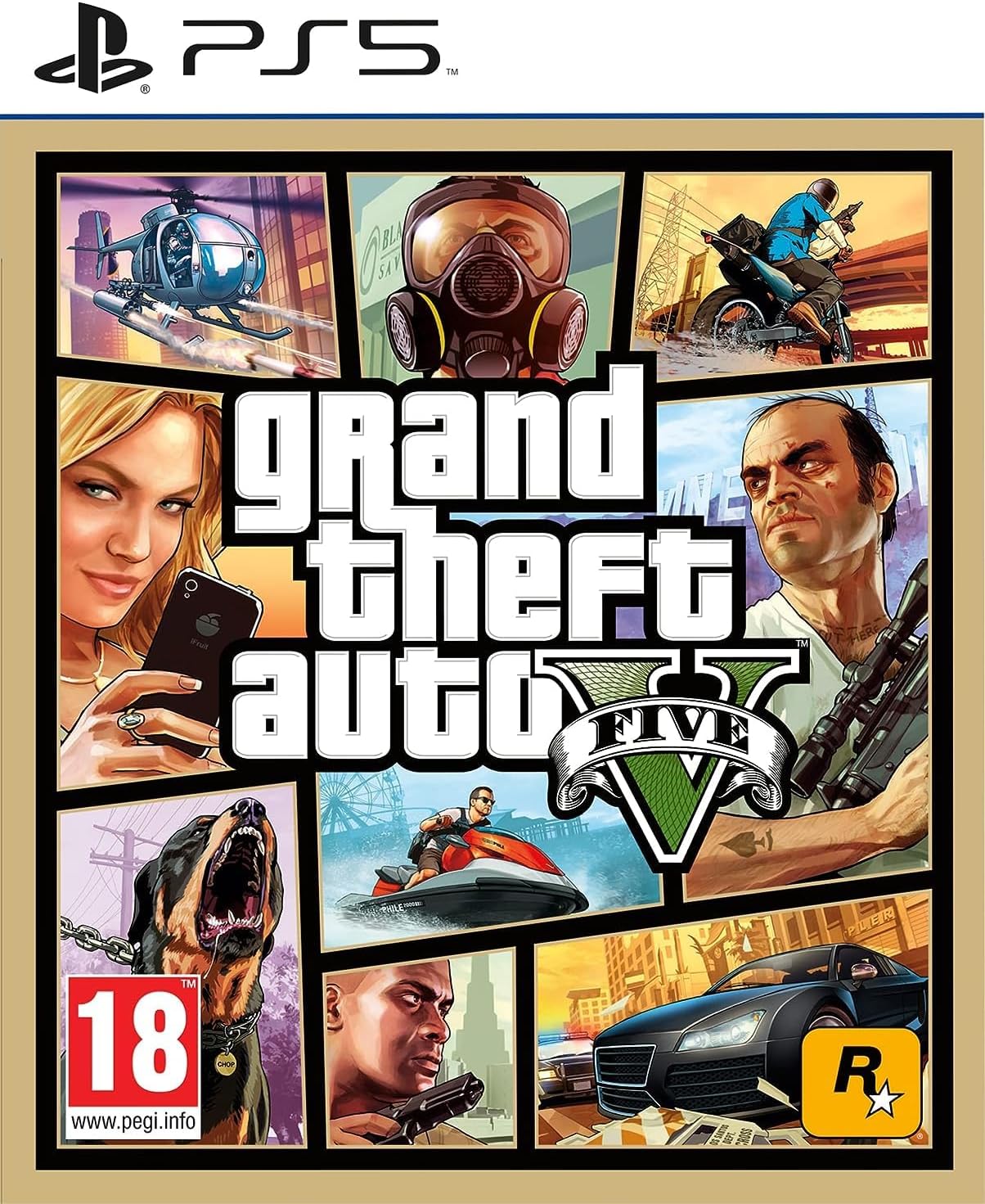 سوني - لعبة بلايستيشن 5 - جراند ثفت أوتو 5 | Sony - PlayStation 5 Game - Grand Theft Auto V
