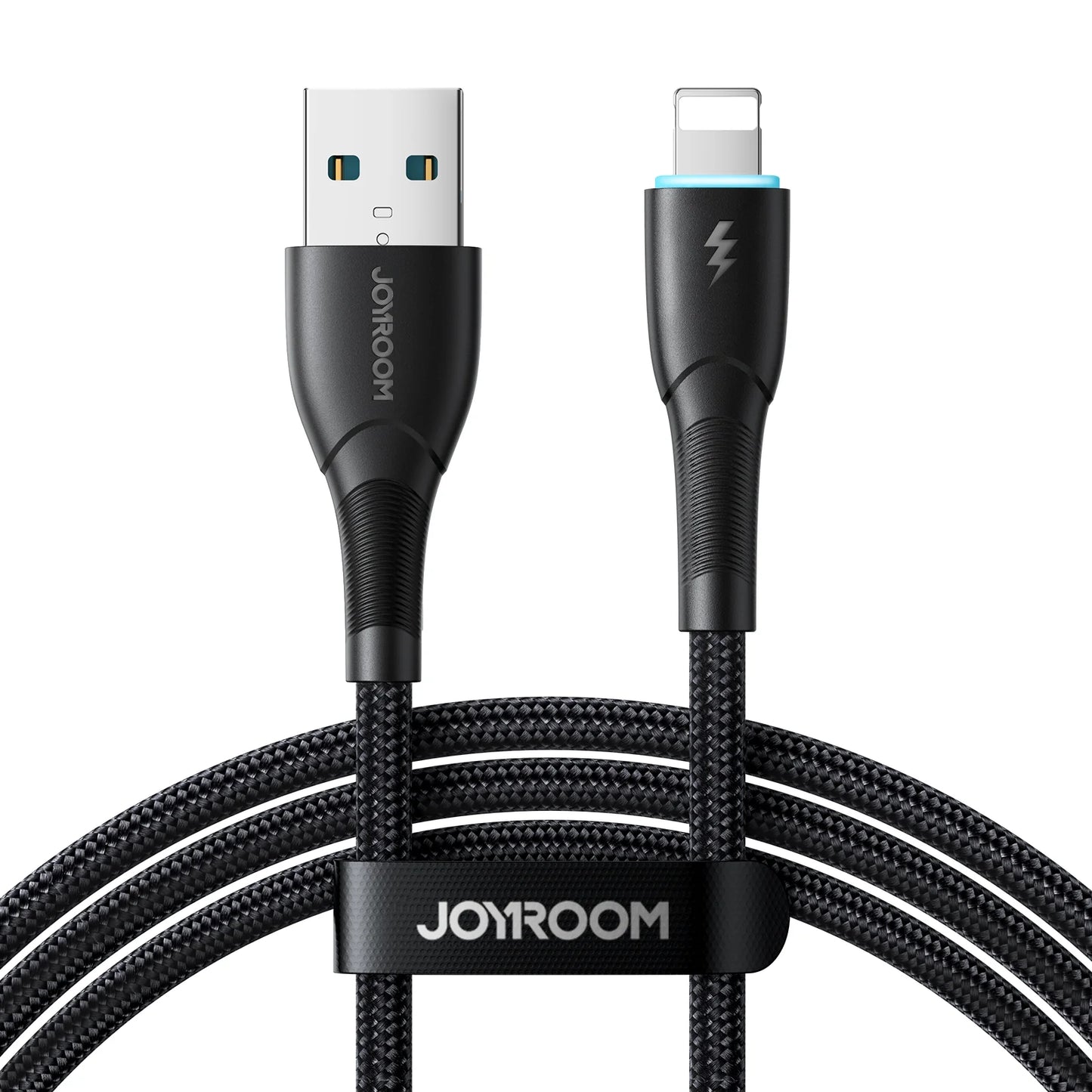 كيبل شحن جويرووم سريع 3A من يو اس بي اي الى يو اس بي سي بقدرة شحن 18 واط وطول 1 متر - اسود | JOYROOM SA32-AC3 3A 18W Fast Charging Data Cable USB-A to USB-C 1m – Black