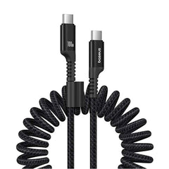 Baseus Fish-Eye Charging Data Cable USB-C to USB-C 100W | كابل بيسوس فيش آي USB-C إلى USB-C 100 واط