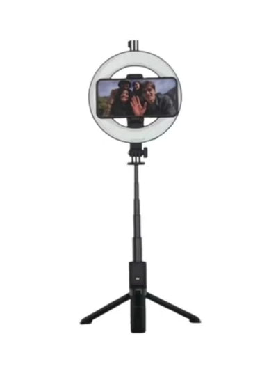 Lenyes LPH102 Tripod with Bluetooth Ring Light | حامل تصوير مع إضاءة حلقية بلوتوث