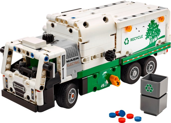 LEGO Technic Mack LR Electric Garbage Truck 42167 - set image