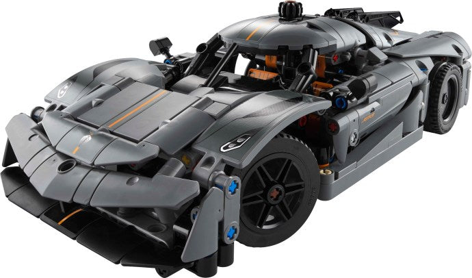LEGO Technic Koenigsegg Jesko Absolut Gray Hypercar 42173 - set image