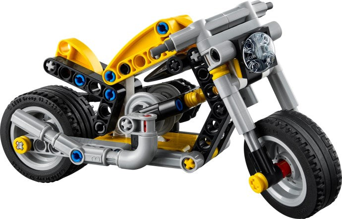LEGO Technic Yellow Motorcycle 42225 - set image