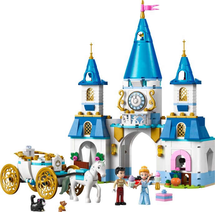 LEGO Disney Cinderella's Castle & Horse Carriage 43275 - set image