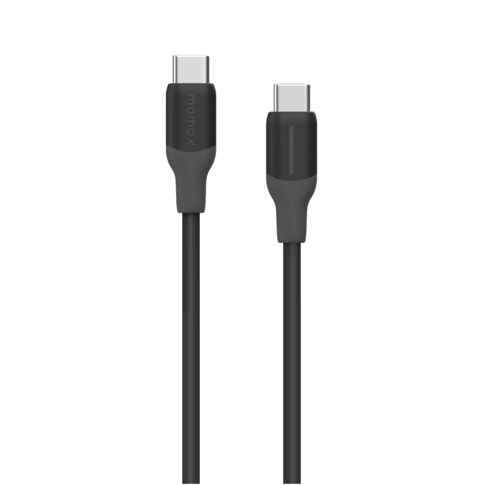 Kabloya Momax 1-Link Flow CC-X 60W USB-C bo USB-C, 1.2 m - Kabloya Momax 1-Link Flow, USB-C bo USB-C, şarjkirina bilez 60W, dirêjahiya 1.2 m