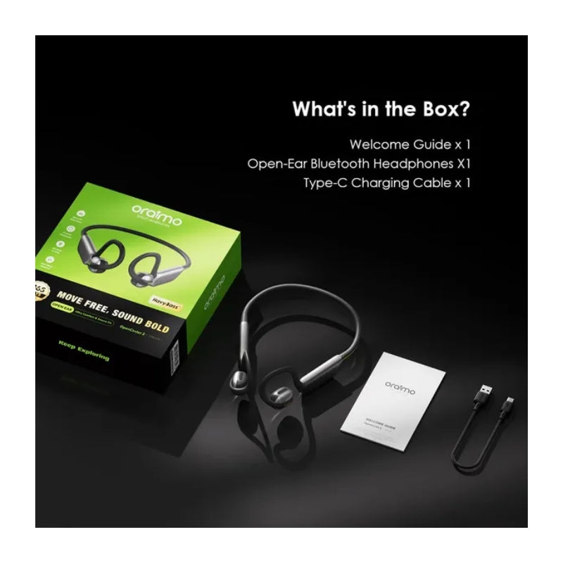 Guhdarên Gerdenê yên Bluetooth ên Oraimo Reş | Guhdarên Gerdenê yên Oraimo OPN-672 Reş