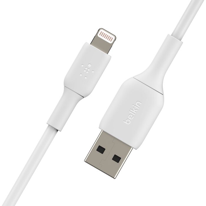 كيبل بيلكن BoostCharge يو اس بي اي الى لايتننغ بطول 1 متر | Belkin BoostCharge USB-A to Lightning Cable 1M