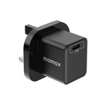 شاحن موماكس ONE PLUG صغير الحجم بمنفذ تايب سي وبقدرة شحن 20 واط | Momax ONE PLUG 20W Mini USB-C Fast Charger