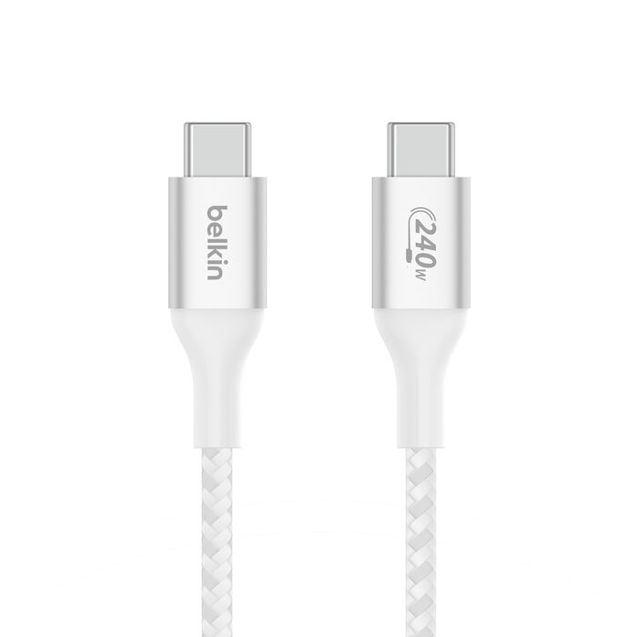 كيبل بيلكن BoostCharge سريع الشحن تايب سي بقدرة 240 واط | Belkin BoostCharge USB-C to USB-C Cable 240W