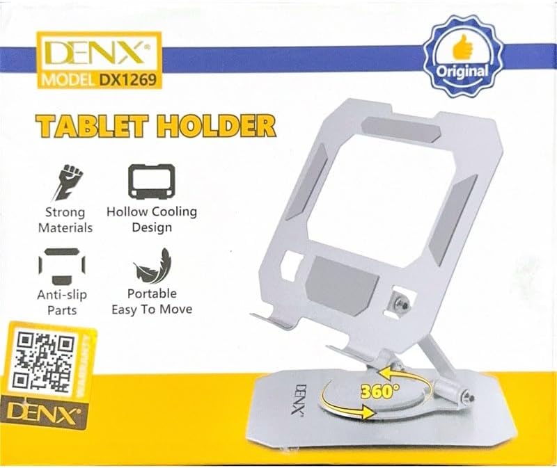 DENX Tablet Holder Stand 360° Rotatable DX1269 | حامل تابلت دينكس قابل للدوران 360 درجة