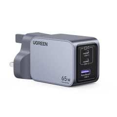 UGREEN Nexode Pro 65W GaN Fast Charger USB-A + 2×USB-C | شاحن نيكسود برو 65 واط يو جرين