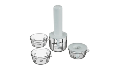 Green Lion Handy Stick Chopper and Grinder Set 30W White GNHANCHPRWH - Main