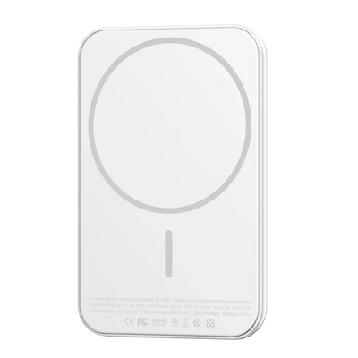 Green Lion Ultra Slim Mag 4000mAh Power Bank Silver GNPXA14KPBSL - Main