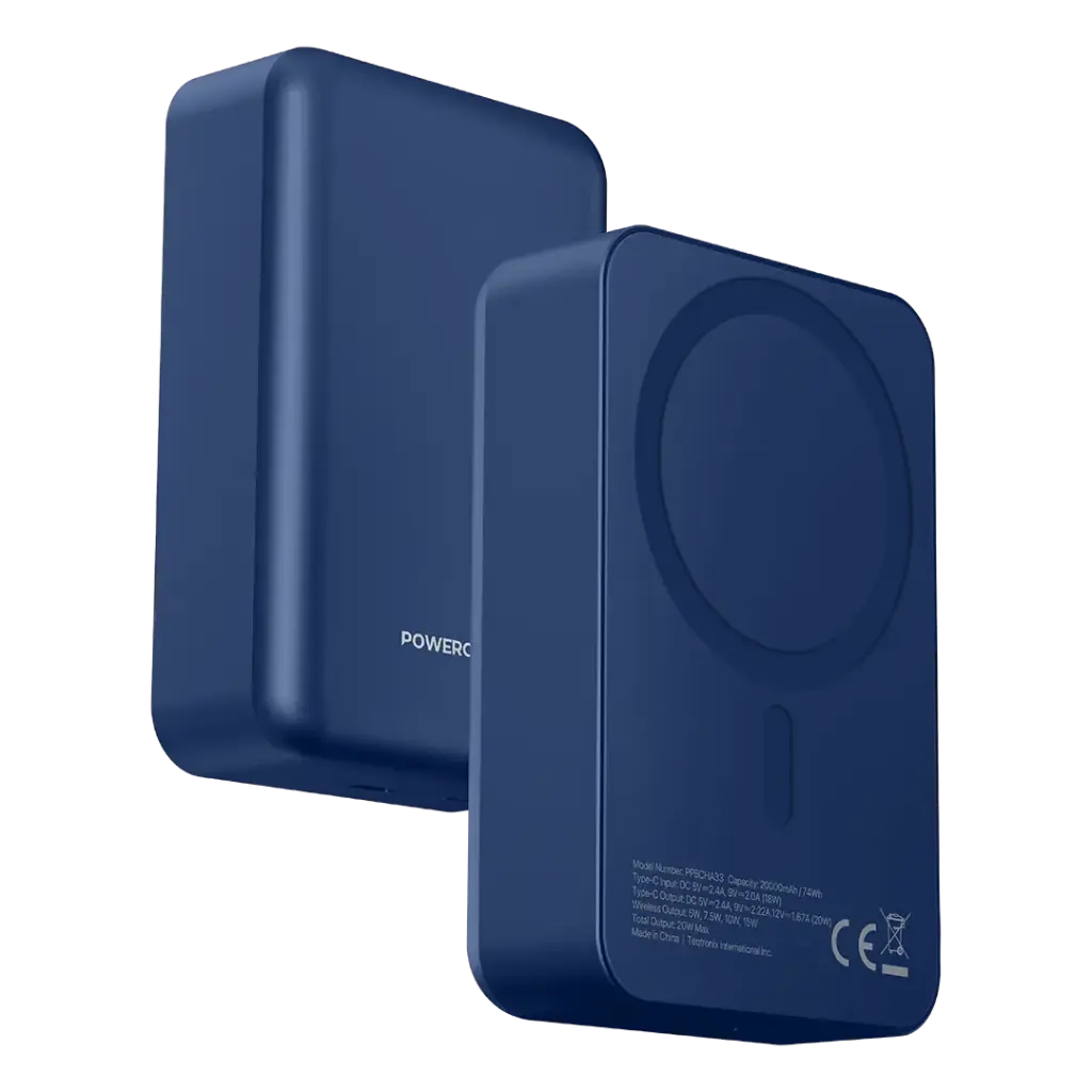 Powerology Spetano 20000mAh Power Bank Blue