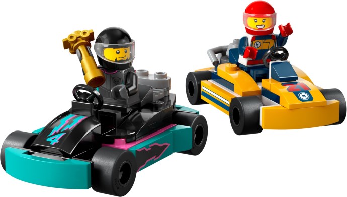 LEGO City Go-Karts and Race Drivers 60400 - set image