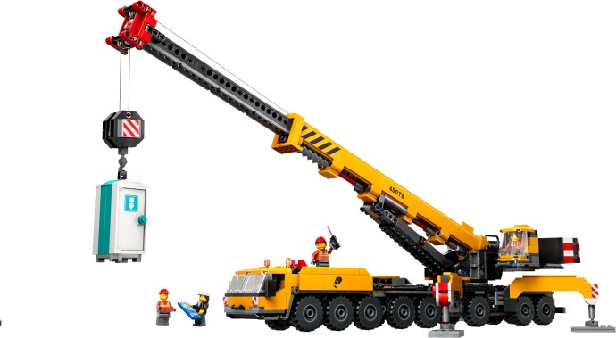 LEGO City Yellow Mobile Construction Crane 60409 - set image