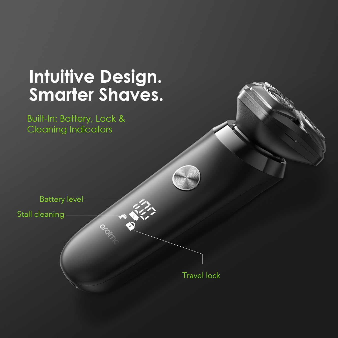 ماكينة حلاقة اورايمو ORS-280 - اسود | Oraimo Shaver ORS-280 Speed – Black