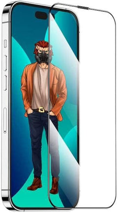 Green Lion 3D Desert Round Edge Glass Screen Protector for iPhone 13 Pro Max/14 Plus (6.7") - زجاج حماية جرين ليون ثري دي ديزرت