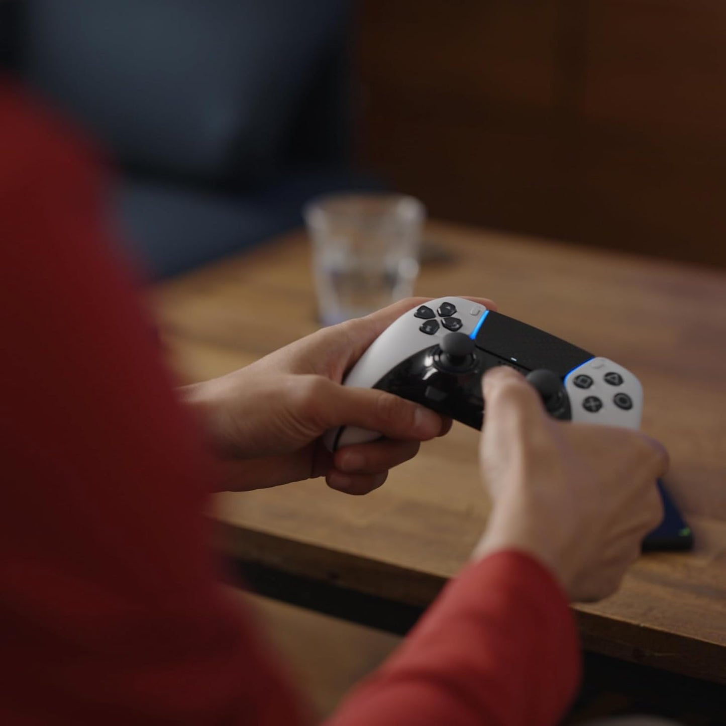 يد تحكم بلايستيشن 5 - PS5 - Joystick DualSense Edge Wireless Controller - White