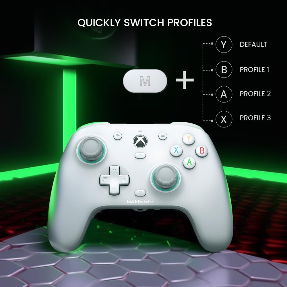 يد تحكم جيم سير G7 SE لإكس بوكس - أبيض + شهر جيم باس مجاناً | GameSir G7 SE Xbox Joystick - White + 1 Month Game Pass