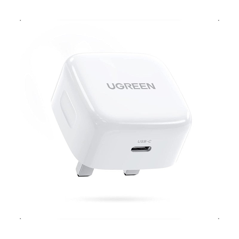 شاحن Ugreen PD سريع UK | Ugreen PD Fast Charger UK USB-C 20W PD