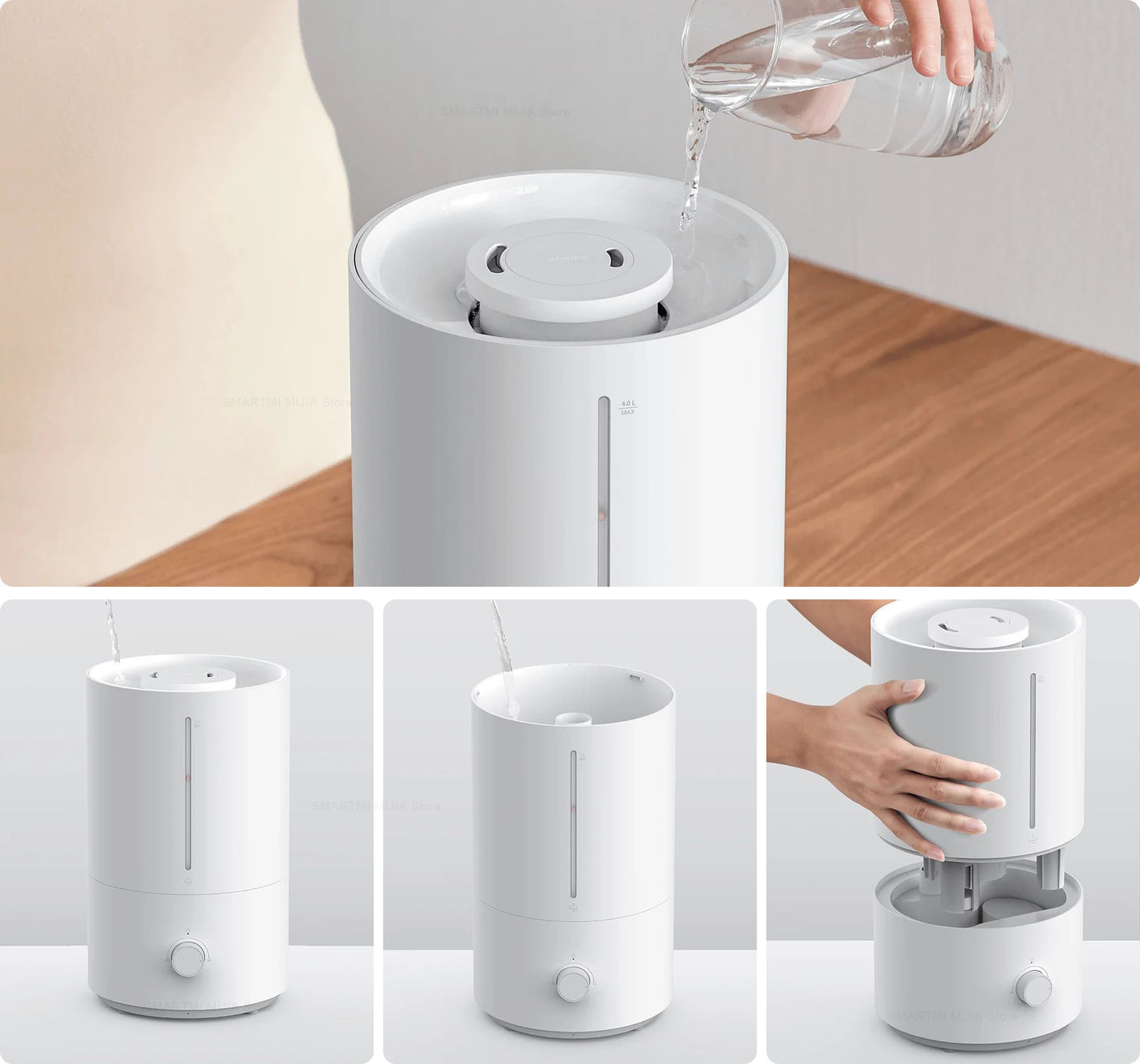 Xiaomi Humidifier 2 Lite EU – Nemkera Hewayê ya Smart 4L bi Dengê Kêm