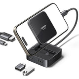 UGREEN USB C Hub, 4-in-1 Magnetic USB C to HDMI Adapter 4K@60Hz, 100W PD Charging, Foldable Portable USB C Adapter | محول يو جرين USB C هب 4 في 1 مغناطيسي HDMI 4K@60Hz شحن سريع 100W قابل للطي