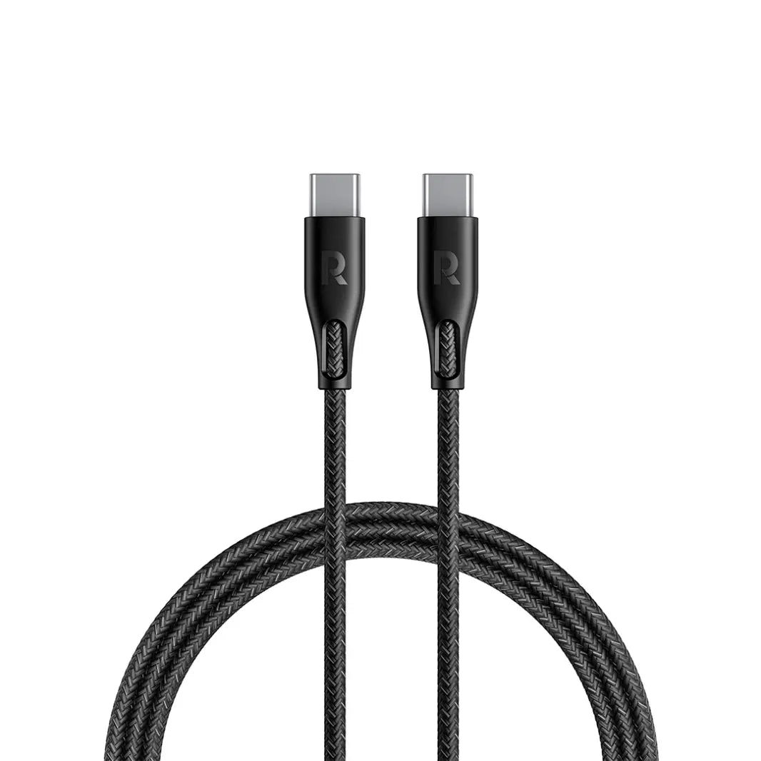 كيبل راف باور RP-CB1029 تايب سي إلى تايب سي 60 واط 1.2 متر | RAVPower RP-CB1029 Type-C to C 60W Rapid Charging Cable 1.2m