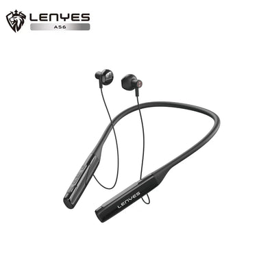 سماعات LENYES A56 بلوتوث داخل الأذن بحزام رقبة | بطارية 80 ساعة وشحن Type-C | LENYES A56 Bluetooth In-Ear Neckband Headphones 80H Battery Type-C