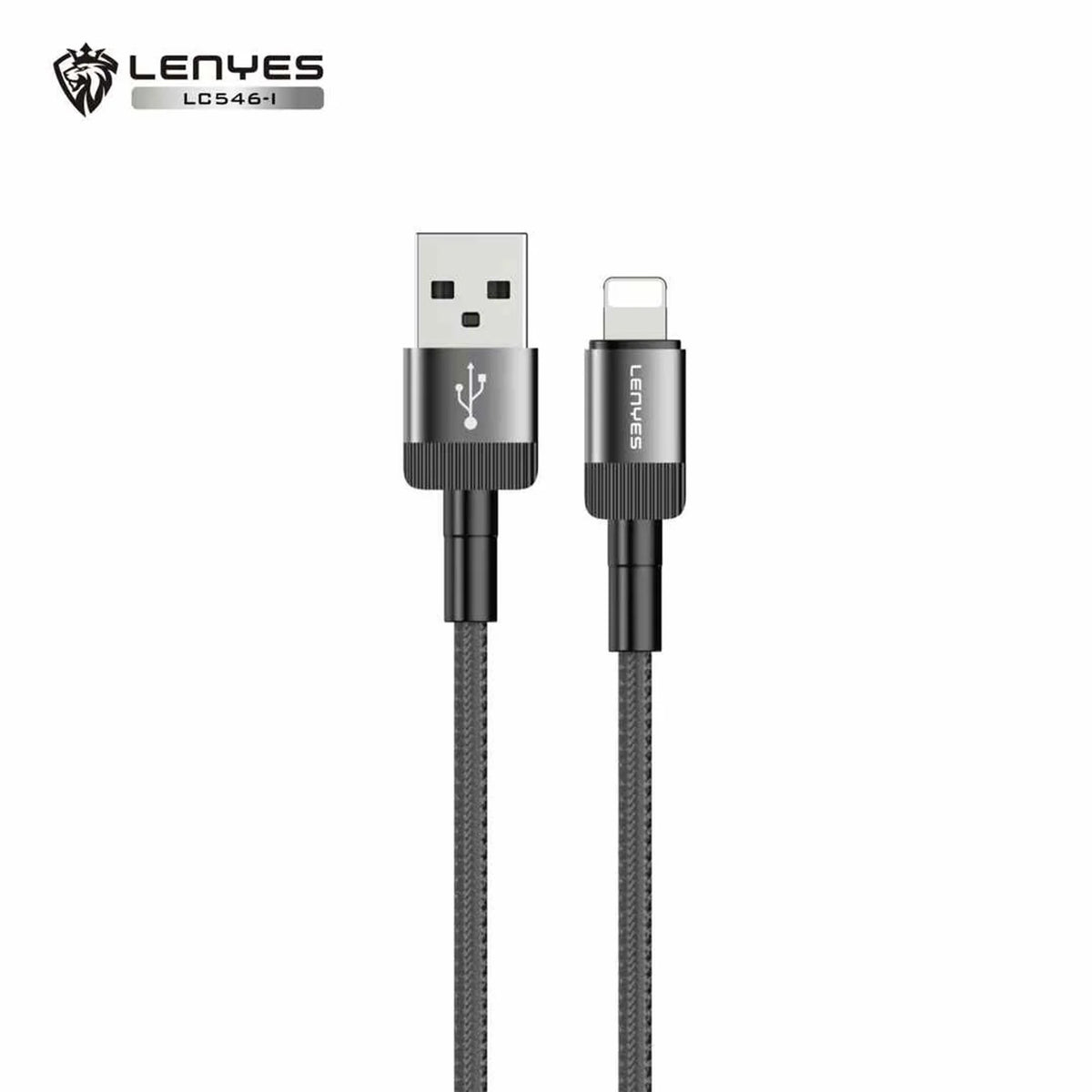 كيبل Lenyes يو اس بي اي الى لايتننع بطول 1 متر وبقدرة شحن 12 واط | Lenyes CABLE USB-A To Lightning 1M-12W