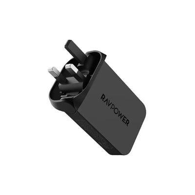 شاحن جداري راف باور RP-PC1095 بقدرة 100 واط مع منفذين | RavPower RP-PC1095 PD Pioneer 100W 2-Port Wall Charger