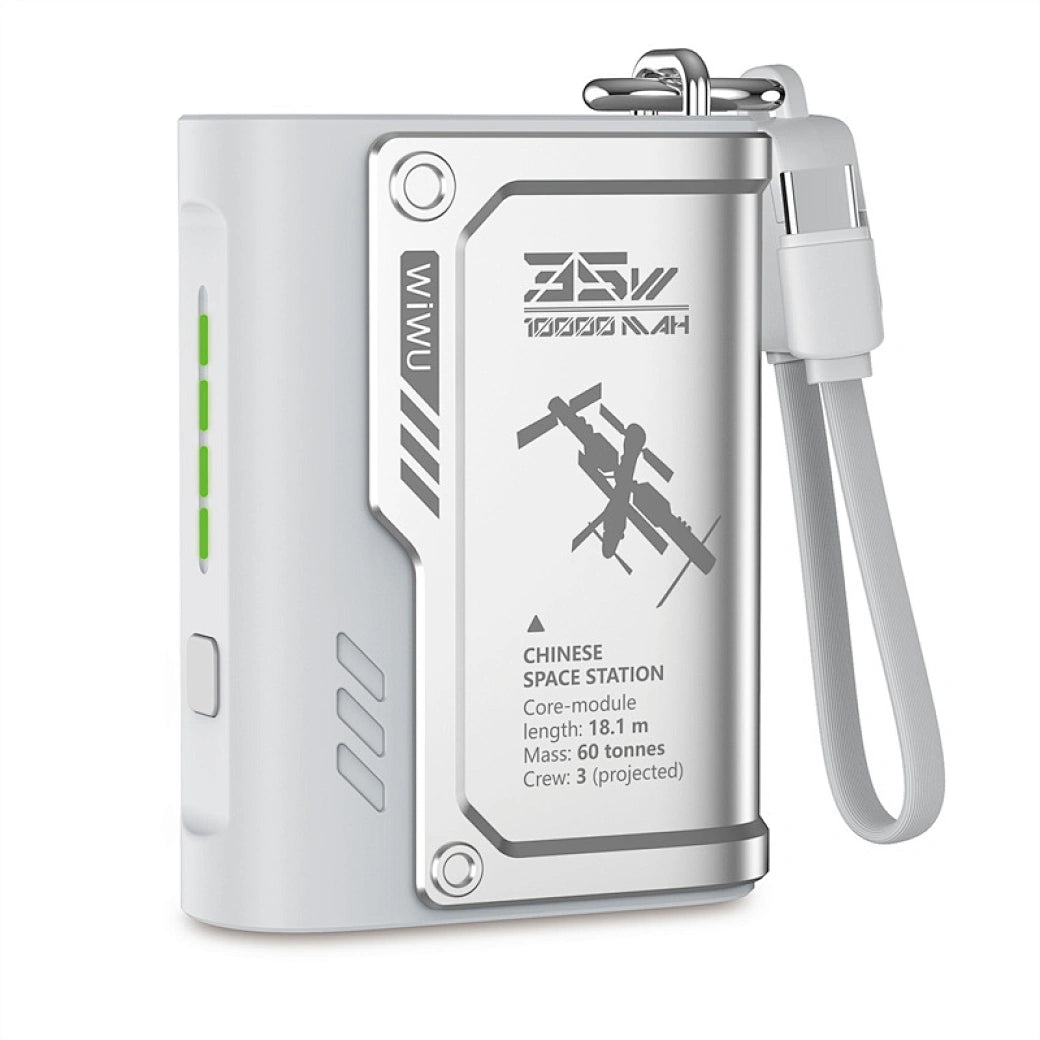 Bankeya Hêzê ya WiWU Shield WI-P026 10,000mAh bi Şarjkirina Bilez a 22.5W | Seriya WiWU Shield Wi-P026 Bankeya Hêzê ya 10000mAh 22.5W Şarjkirina Bilez