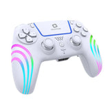 يد تحكم ماستر لاسلكية RGB بمجسات هول للبلايستيشن 5 والكمبيوتر - أبيض | Master RGB Wireless Gaming Controller PS5 / PS5 Slim / PS5 Pro / PC - White