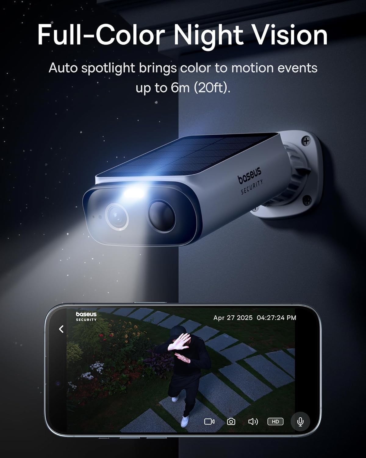 Baseus Security S1 Lite Outdoor Camera - كاميرا مراقبة خارجية بيسوس S1 Lite