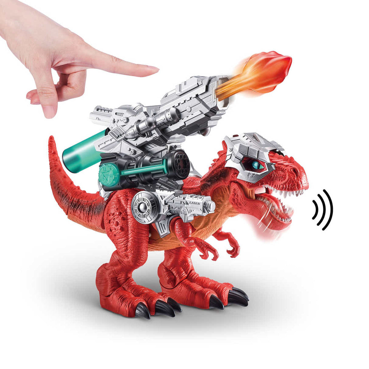 زورو روبو ألايف ميغا ريكس العملاق | ZURU Robo Alive Giant Battling T-Rex 71101