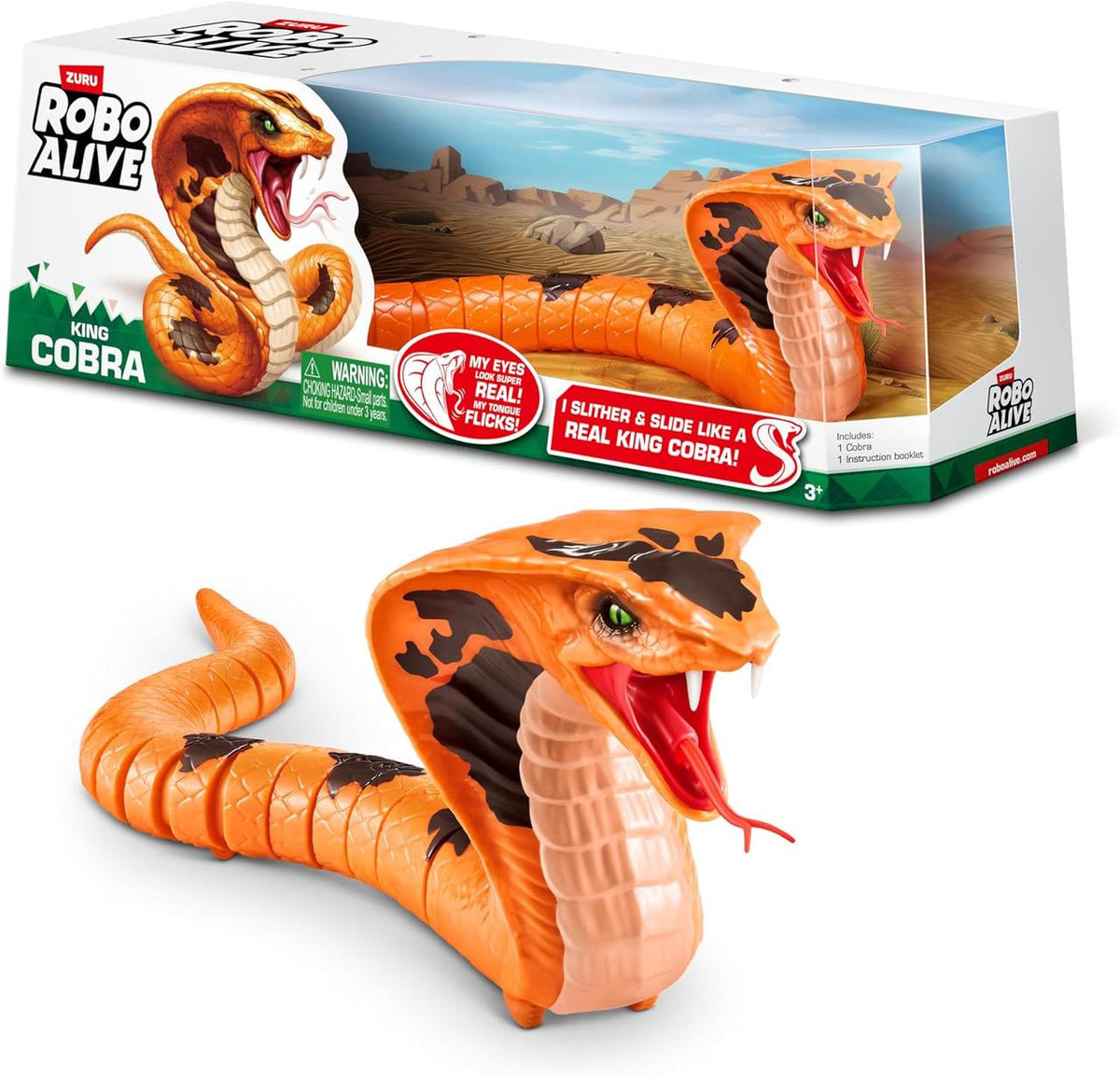 زورو روبو ألايف كوبرا الملك | ZURU Robo Alive King Cobra 71137