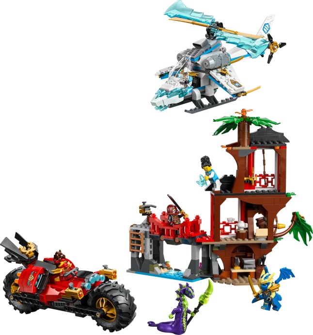 LEGO NINJAGO Ninja Vehicle Tree House Battle 71857 - set image