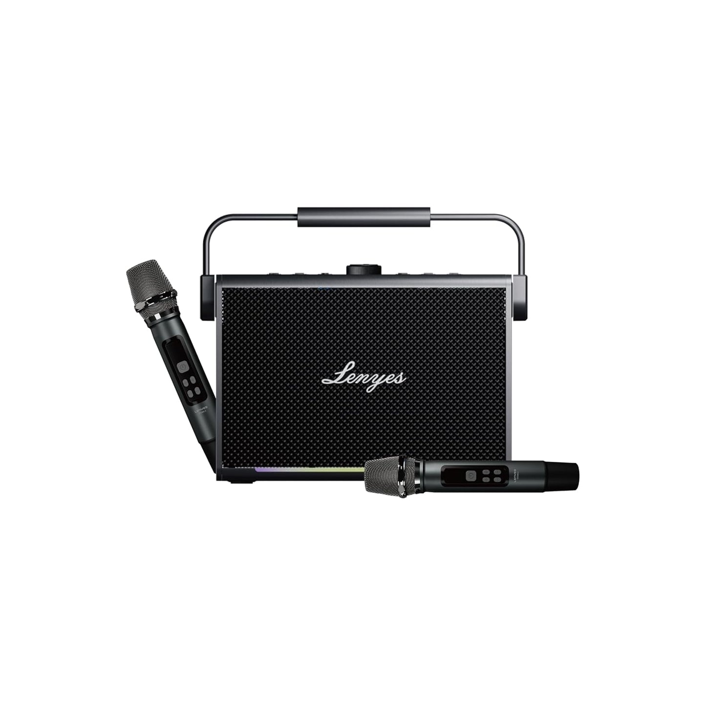 Lenyes Titan 2 سبيكر بلوتوث | 200W | مايكروفونات لاسلكية | إضاءة RGB | مقاوم للماء IPX6 | بطارية 20000mAh