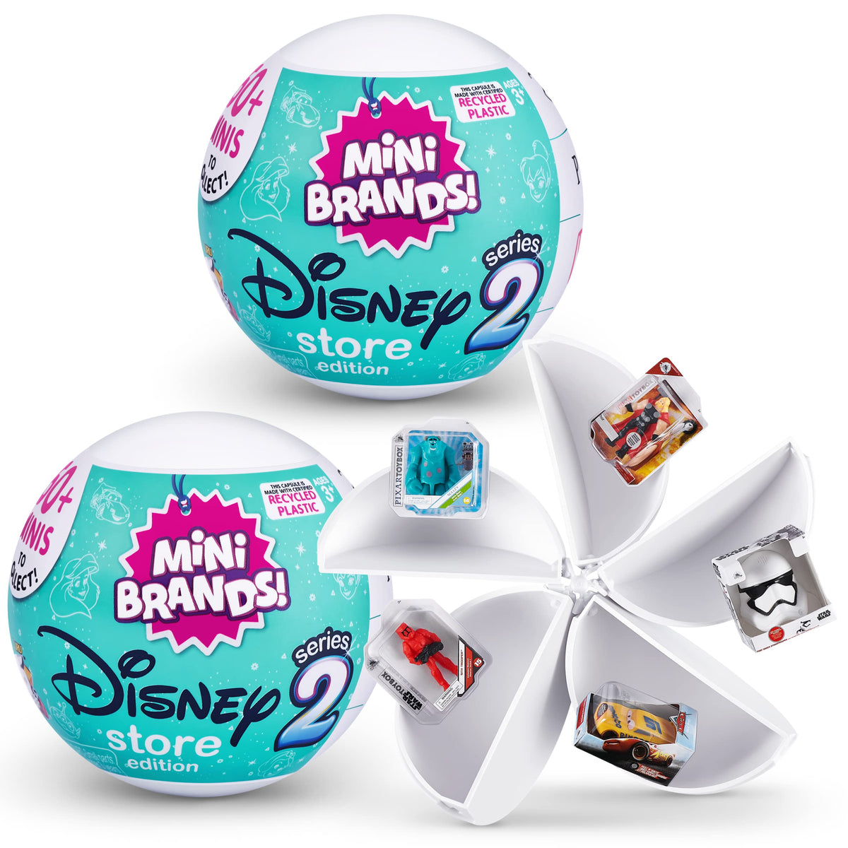 زورو 5 سربرايز ديزني 100 بلاتينيوم ميني براندز | ZURU 5 Surprise Disney 100 Platinum Mini Brands