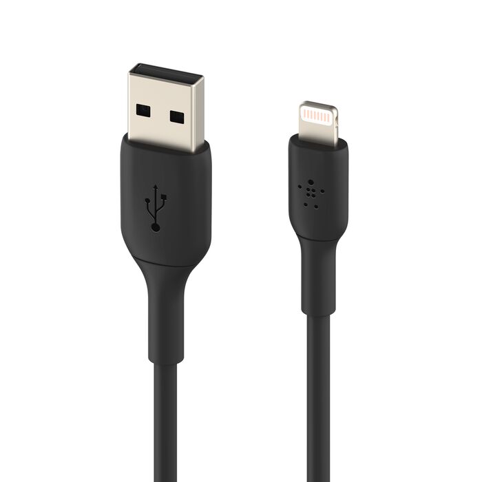 كيبل بيلكن BoostCharge يو اس بي اي الى لايتننغ بطول 1 متر - عدد 2 | Belkin BoostCharge Lightning to USB-A Cable 1m – Pack of 2