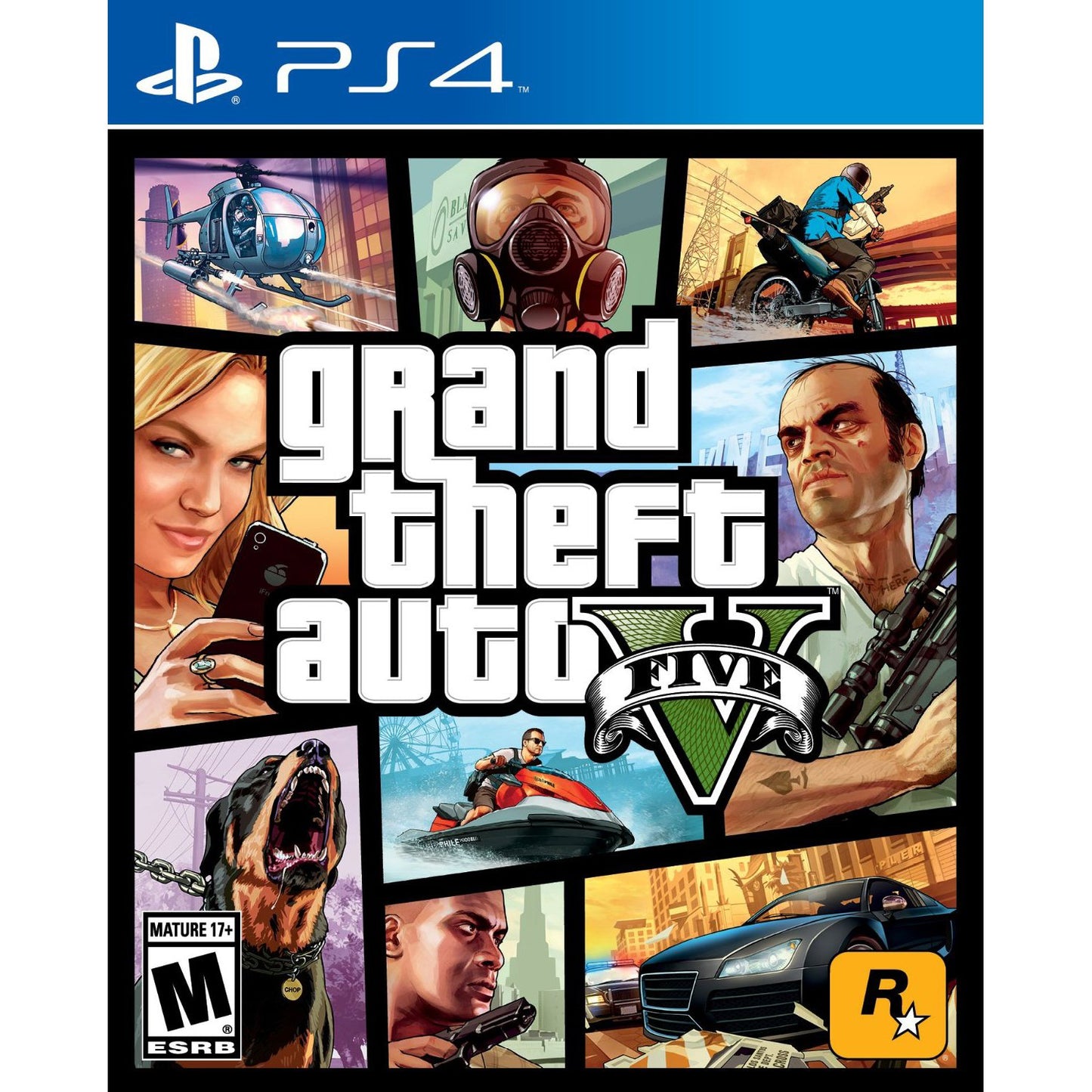 لعبة بلايستيشن 4 - PS4 Game - GTA V Grand Theft Auto V