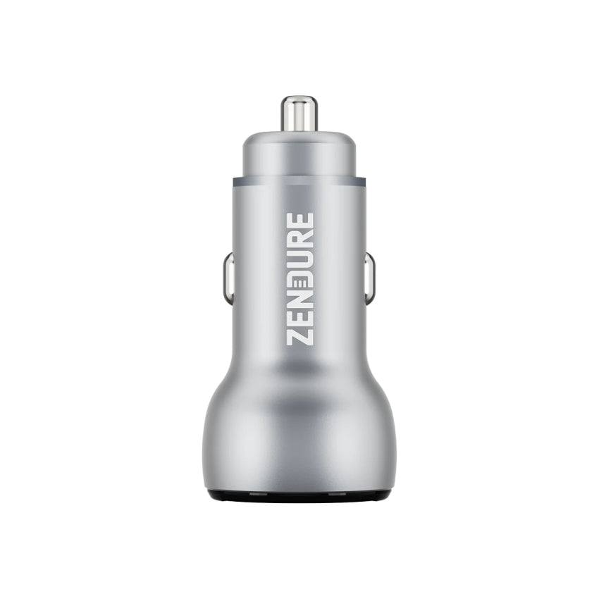 Zendure SuperDrive 48W Car Charger-Silver | شاحن سيارة زيندور سوبر درايف 48 واط - فضي